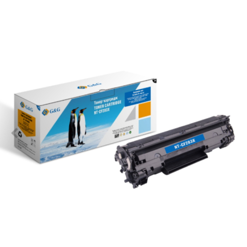 Тонер картридж G&G NT-CF283X, черный / 2200 страниц для HP LaserJet Pro M125/ M127/ M201/ M225 Canon MF211-229