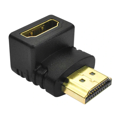 Greenconnect Переходник HDMI-HDMI 19M / 19F верхний угол, GCR-CV304