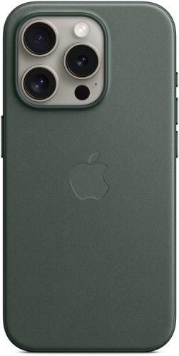 Чехол (клип-кейс) Apple для Apple iPhone 15 Pro MT4U3FE/ A with MagSafe Evergreen (MT4U3FE/A)