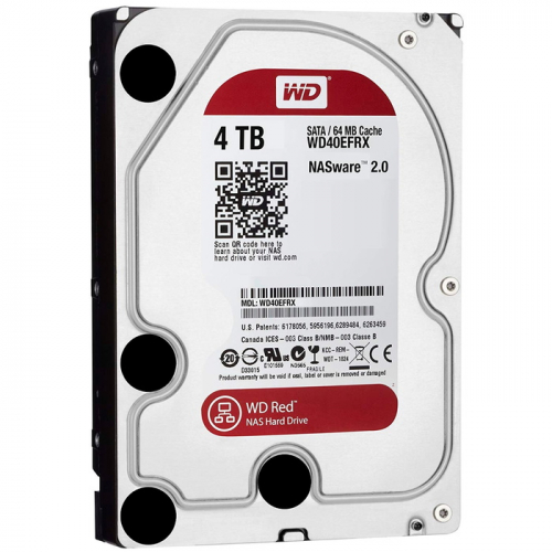 Жесткий диск HDD 4TB Western Digital WD Red Plus, 3.5