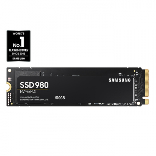 Твердотельный накопитель SSD 500GB Samsung 980, M.2, PCI-E NVMe, MLC, R3100/ W2600MB/ s (MZ-V8V500BW) фото 2