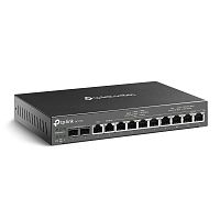 TP-Link ER7212PC, Гигабитный VPN-маршрутизатор Omada с портами PoE+ и контроллером, 2 гиг. порта SFP WAN/ LAN, 1 гиг. порт RJ45 WAN, 1 гига. порт RJ45 WAN/ LAN, 8 гиг. портов RJ45 LAN