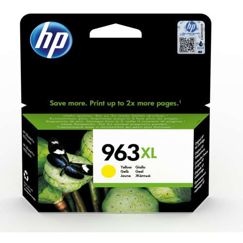 Картридж HP 963XL увеличенной ёмкости желтый / 1600 страниц (3JA29AE)