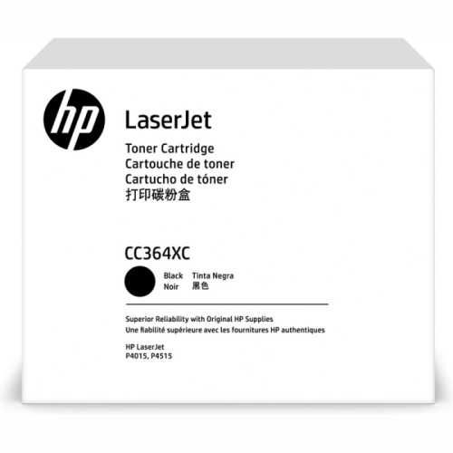 Тонер-картридж HP 64X , черный / 24000 страниц для LJ 4015/ 4515 (белая упаковка) (CC364XC)