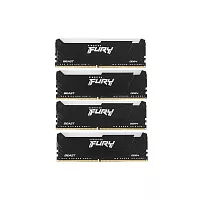 Память оперативная/ Kingston 64GB 3600MT/ s DDR4 CL18 DIMM (Kit of 4) FURY Beast RGB (KF436C18BB2AK4/64)
