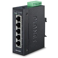 ISW-500T коммутатор для монтажа в DIN рейку/ IP30 Compact size 5-Port 10/ 100TX Fast Ethernet Switch (-40~75 degrees C)
