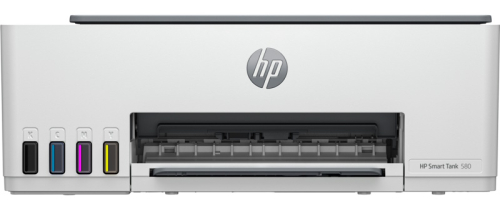МФУ HP Smart Tank 580 AiO Printer, p/c/s, A4, 4800x1200dpi, CISS, 12(5)ppm, 1tray 100, USB2.0/Wi-Fi, cartr. 18,000 pages black & 6,000 pages color in box (1F3Y2A#BEW)