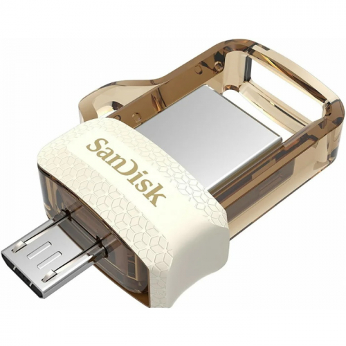 Флеш накопитель 32GB Sandisk SanDisk Ultra Dual m3.0 USB 3.2 gen1/ microUSB (SDDD3-032G-G46GW) фото 2