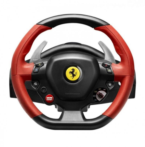 Руль ThrustMaster Ferarri 458 12кноп. (с педалями) черный/ красный (4460105)
