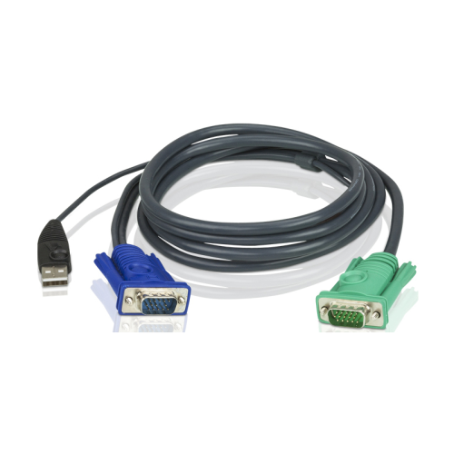 ATEN CABLE HD15M/ USB A(M)--SPHD15M(G), 1.8m (2L-5202U)