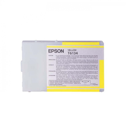 Картридж струйный Epson T6134, желтый, 110 мл., для Stylus Pro 4450(C13T613400)