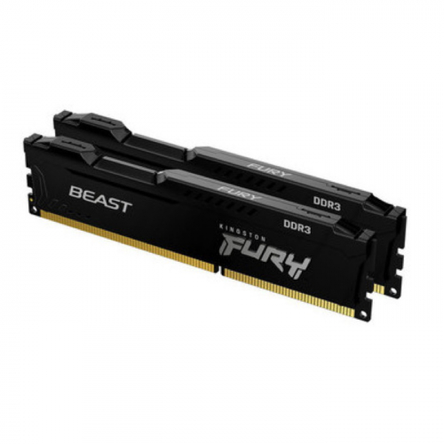Модуль памяти Kingston FURY Beast Black DDR3 8GB (2x4GB) 1600MHz CL10 DIMM 240-pin 1.5V (KF316C10BBK2/ 8) (KF316C10BBK2/8)