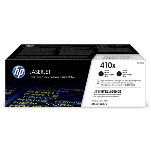 Картридж HP 410X, черный / 6500 страниц (CF410XD)