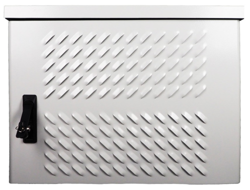 Шкаф уличный всепогодный настенный укомплектованный 12U (Ш600 х Г500), комплектация T1-IP54 (ШТВ-Н-12.6.5-4ААА-Т1)