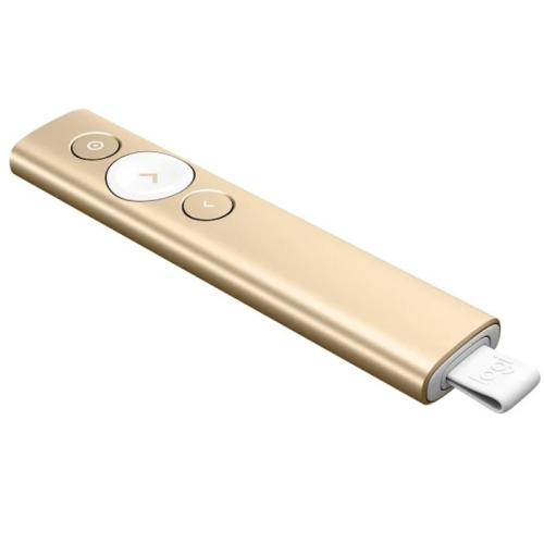 *Презентер Logitech Spotlight Radio USB (30м) золотистый (910-004866) фото 2