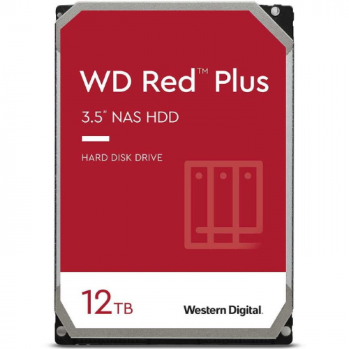Жесткий диск HDD 12TB Western Digital Red Plus, 3.5