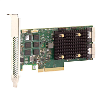 Broadcom/ LSI 9560-16I SGL (05-50077-00) (PCIe 4.0 x8 LP) Tri-Mode SAS/ SATA/ NVMe 12G, RAID 0,1,5,6,10,50,60, 16port(2*int SFF8654), 8GB Cache, 3916ROC, RTL, 1 year