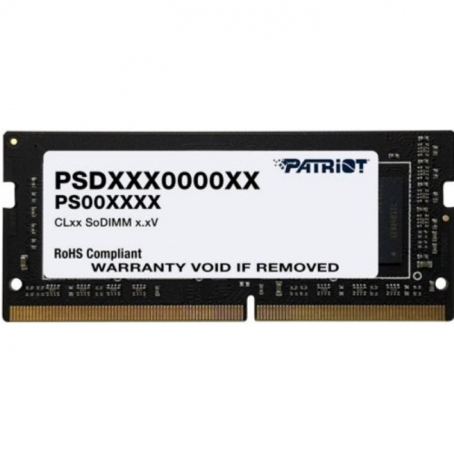 Модуль памяти Patriot Signature Line 16GB DDR4 3200MHz PC25600 SODIMM CL22 1.2V (PSD416G320081S)
