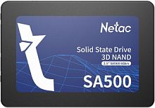Netac SSD SA500 128GB 2.5 SATAIII 3D NAND, R/ W up to 500/ 400MB/ s, TBW 60TB, 3y wty (NT01SA500-128-S3X)