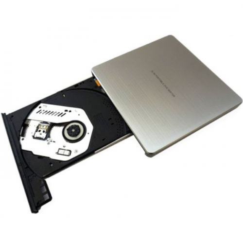 Оптический привод LG DVD-RW внешний Slim USB 2.0 Silver RTL (GP60NS60.AUAE12S) фото 2