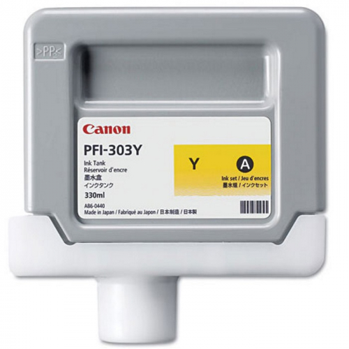 Картридж CANON PFI-303Y, желтый, 330мл., для IPF-810/ 820 (2961B001)