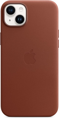 Чехол (клип-кейс) Apple для Apple iPhone 14 Plus Leather Case with MagSafe A2907 коричневый (MPPD3ZM/ A) (MPPD3ZM/A)