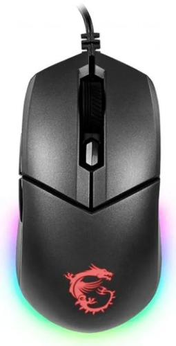 Игровая мышь MSI Clutch GM11, Wired, DPI 5000, symmetrical design, RGB lighting (S12-0402030-CLA)