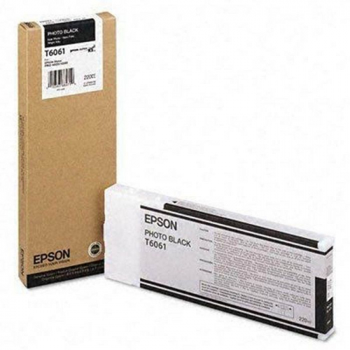 Картридж EPSON T6061, черный, 220 мл., фото повышенной емкости, для Stylus Pro 4880 (C13T606100)