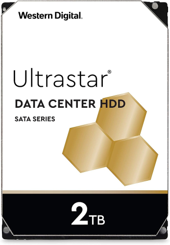 Жесткий диск WD SATA-III 2TB 1W10025 HUS722T2TALA604 Server Ultrastar DC HA210 (7200rpm) 128Mb 3.5