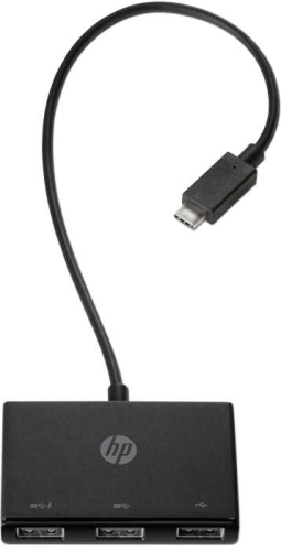 Адаптер портов HP USB-C to 3 USB-A Hub (Z6A00AA) фото 2