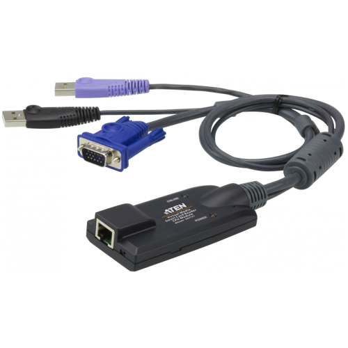 Модуль удлинителя, SVGA+KBD+MOUSE USB 2.0+AUDIO, 50 метр., для подкл. комплекта перключат. KN2124v/ KN2140v/ KN4124v/ KN4140v, макс.разреш. 1920х1200, RJ45+HD-DB15+USB A-тип+2xMINI JACK, Female+4xMale, (KA7177)