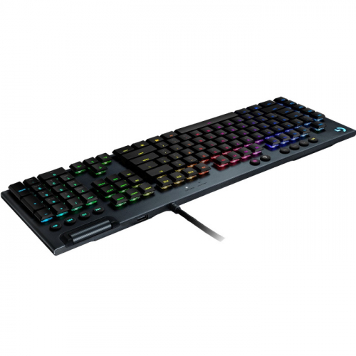 Клавиатура Logitech Gaming G815 Wired, USB, Lightsync RGB, Carbon, Black (920-009007) фото 2