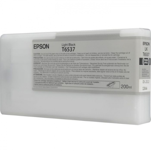 Картридж струйный EPSON T6537 серый 200 мл для Stylus Pro 4900 (C13T653700)