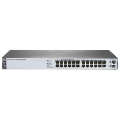 Коммутатор HP 1820-24G-PoE+ (185W) Switch (12 ports 10/ 100/ 1000 + 12 ports 10/ 100/ 1000 PoE+ + 2 SFP, WEB-managed) (J9983A#ABB)