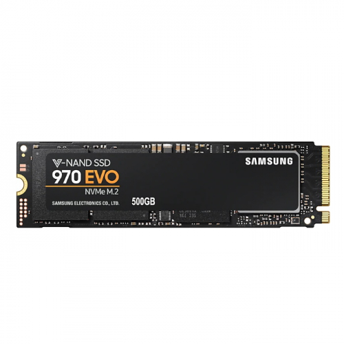 Твердотельный накопитель Samsung 970 EVO SSD M.2 PCI-E NVMe 500GB R3500/W2500MB/s (MZ-V7E500BW analog MZ-V6E500BW)