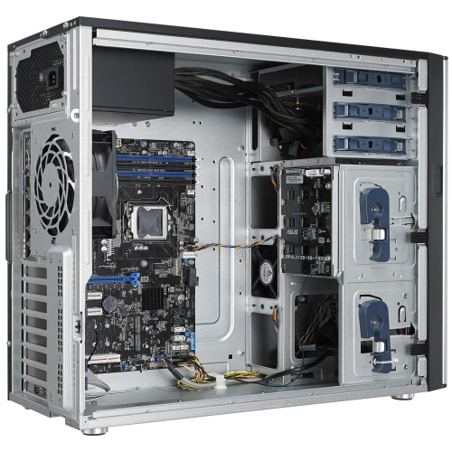 Серверная платформа Asus TS300-E10-PS4 TWR 5U/ 1x LGA1151-2/ noRAM (x4)/ noHDD (up 4LSFF)/ 4x GbE/ 1x 500W (90SF00S1-M01570) фото 4