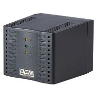 Стабилизатор Powercom 1200VA/ 600W 4x EURO Black (TCA-1200 BLACK)