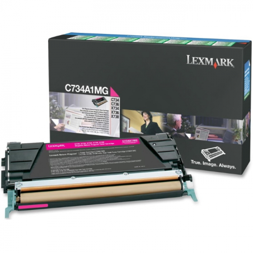 Картридж Lexmark пурпурный 6000 страниц для C734, C736, X734, X736, X738 Return Programme (C734A1MG)