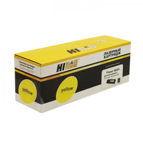 Тонер-картридж Hi-Black HB-106R02235, желтый, 6000 страниц, для Xerox Phaser 6600/ WC 6605 (301020547)