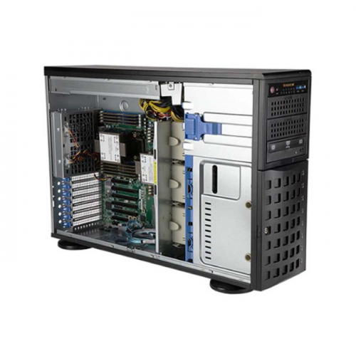 Серверный корпус Supermicro SuperServer 740P-TRT 4U/ noCPU(2)3rd GenScalable/ TDP 270W/ no DIMM(18)/ SATARAID HDD(8)LFF/ 2x10GbE/ 2x1200W (SYS-740P-TRT)