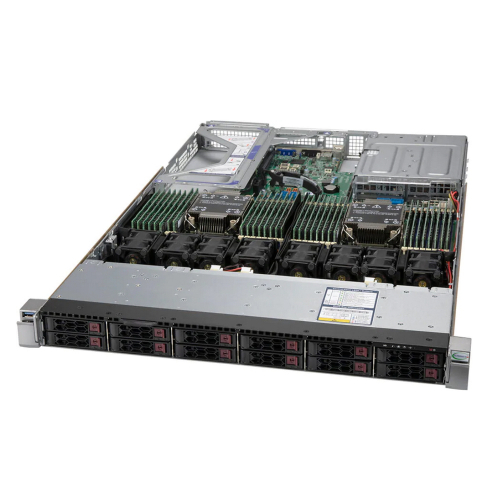 Серверная платформа Supermicro SYS-120U-TNR Ultra 1U, 12x2.5