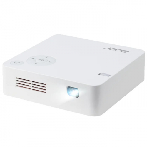 Проектор Acer C202i, LED, WVGA, 300Lm, 5.000:1, WiFi, White (MR.JR011.001) фото 2