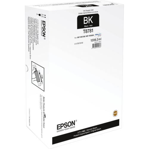 Картридж/ Epson WF 5190/ 5690 Series Ink XXL Cartridge Black 75k (C13T878140)