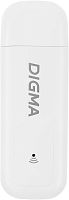 Модем 3G/ 4G Digma Dongle Wi-Fi DW1960 USB Wi-Fi Firewall +Router внешний белый (DW1960WH)