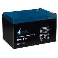 Парус-электро Аккумуляторная батарея для ИБП HM-12-12 (AGM/ 12В/ 12,0Ач/ клемма F2)