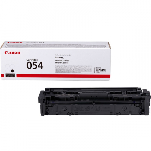Тонер-картридж Canon CRG 054 BK черный 1500 страниц для i-SENSYS LBP621, LBP623, MF641, MF643, MF645 (3024C002)