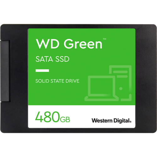 Твердотельный накопитель SSD WD Green 3D NAND WDS480G3G0A 480ГБ 2,5