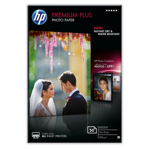 Глянцевая фотобумага HP высшего качества, 50 листов, 10 х 15 см (CR695A)