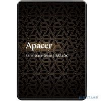 Apacer SSD PANTHER AS340X 480Gb SATA 2.5" 7mm, R550/ W520 Mb/ s, 3D NAND, IOPS 87K/ 80K, MTBF 1,5M, 280TBW, (AP480GAS340XC-1)