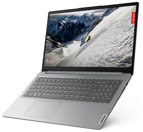 Ноутбук Lenovo IdeaPad 1 15AMN7 [82VG00HDPS] (КЛАВ.РУС.ГРАВ.) Grey 15.6